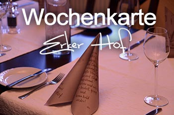 Speisekarte - Restaurant Erker Hof